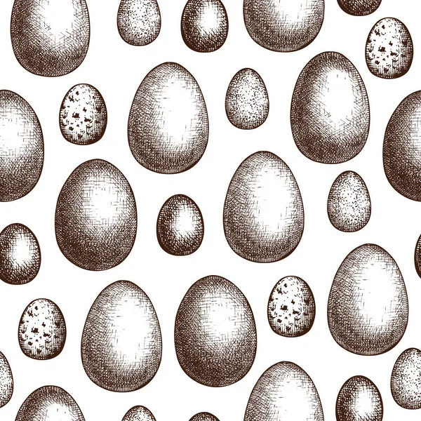 Colección vectorial de huevos de Pascua ornamentales pegatina . — Vector de stock