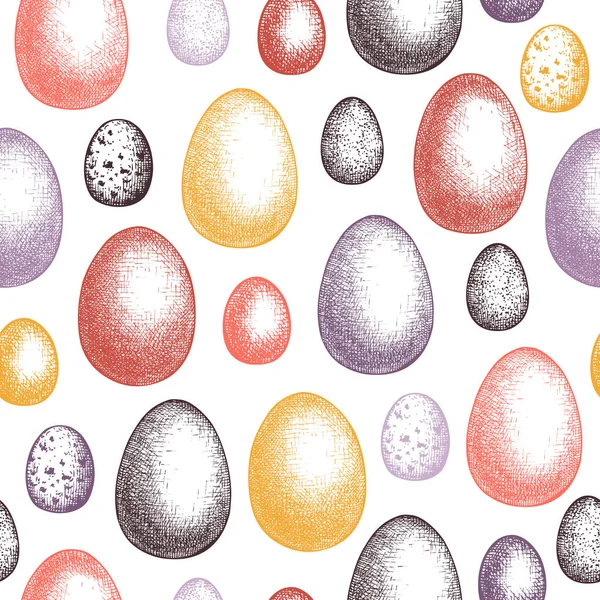 Collection vectorielle d'autocollants d "œufs de Pâques ornementaux . — Image vectorielle