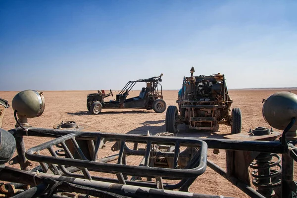 Buggy Auta Marťanská Krajina Egyptské Pouště — Stock fotografie