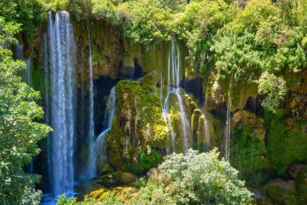 Bäche Des Bergwaldes Wasserfall Wasserfall Yerkopru Türkei — Stockfoto
