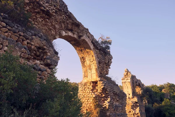 Restos Del Antiguo Puente Romano Ayas Provincia Mersin Turquía — Foto de Stock