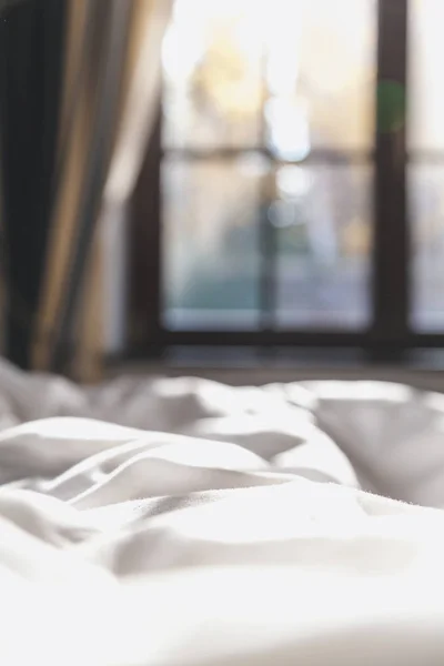 Herbstgeschichten Blick Aus Dem Schlafzimmer Auf Den Herbst — Stockfoto