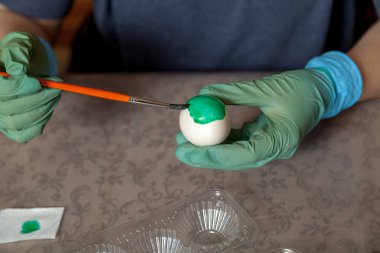 Resim tavuk yumurta Paskalya önce