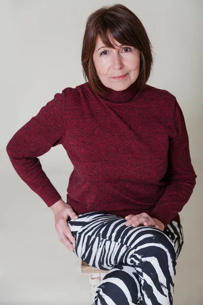 Şık büyükanne. Şık ve ince kadın her yaşta.