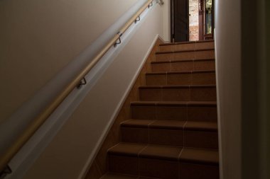 Beautiful staircase inside house bottom view