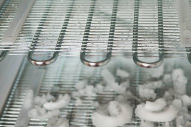 Buzdolabını boş bırak ve buzu kapat.