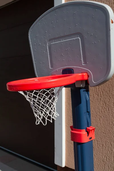 Műanyag Kosárlabda Kosarat Játszani Otthon Karantén Szórakoztatás Felnőttek Gyermekek Számára — Stock Fotó