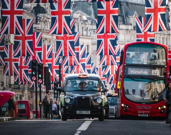 London Büyük Britanya Mayıs 2018 Londra Rede Otobüsün Altına Union — Stok fotoğraf