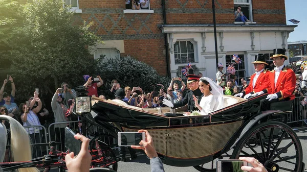 Windsor England May 2018 Prince Harry Duke Sussex Meghan Duchess — Stock Photo, Image