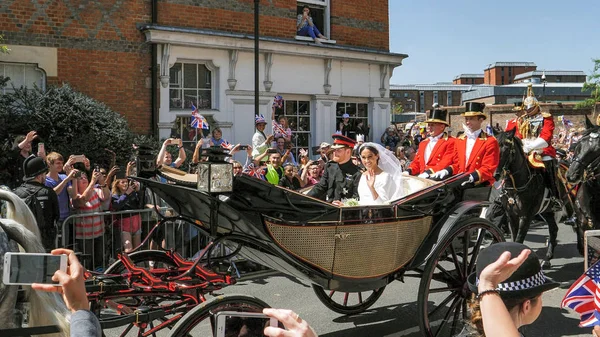 Windsor England May 2018 Prince Harry Duke Sussex Meghan Duchess — Stock Photo, Image