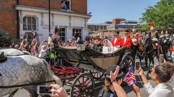 Windsor England May 2018 Prince Harry Duke Sussex Meghan Duchess — Stock Photo, Image