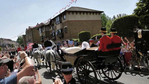 Windsor England May 2018 Prince Harry Duke Sussex Meghan Duchess — Stock Photo, Image