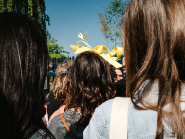 Windsor tren istasyonuna royal düğün evlilik Prens Harry için bir