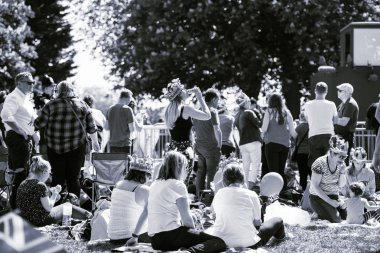 Windsor uzun yol Park Royal Düğün atmosferde 