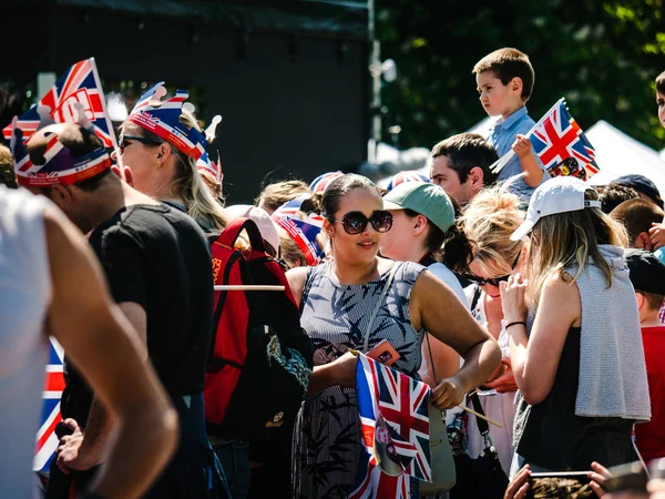 Royal Wedding atmosphere in Windsor — Stock Photo, Image