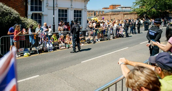 Royal Wedding atmosphere in Windsor — Stock Photo, Image