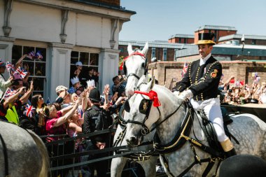 Royal Düğün atmosfer Windsor ca önce eşlik bir seyahat