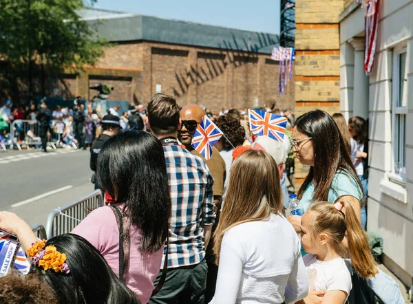 Royal Wedding atmosphere in Windsor — Stock Photo, Image