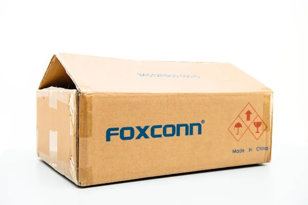 Foxconn συσκευασία από χαρτόνι — Φωτογραφία Αρχείου