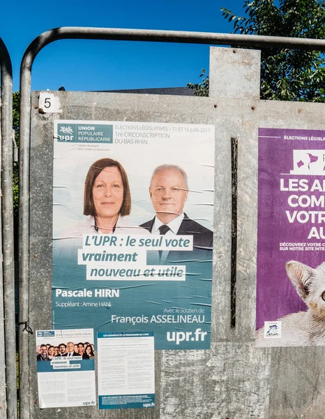 Posterler Fransa yasama seçimleri