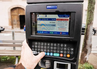 Park City Fransa Strasbourg için ödeme adam 