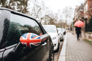 İngiliz bayrağı Union Jack araba ayna 
