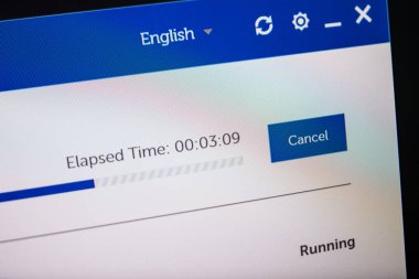 Dijital ekranlı cep destek yardımcı yazılım donanım