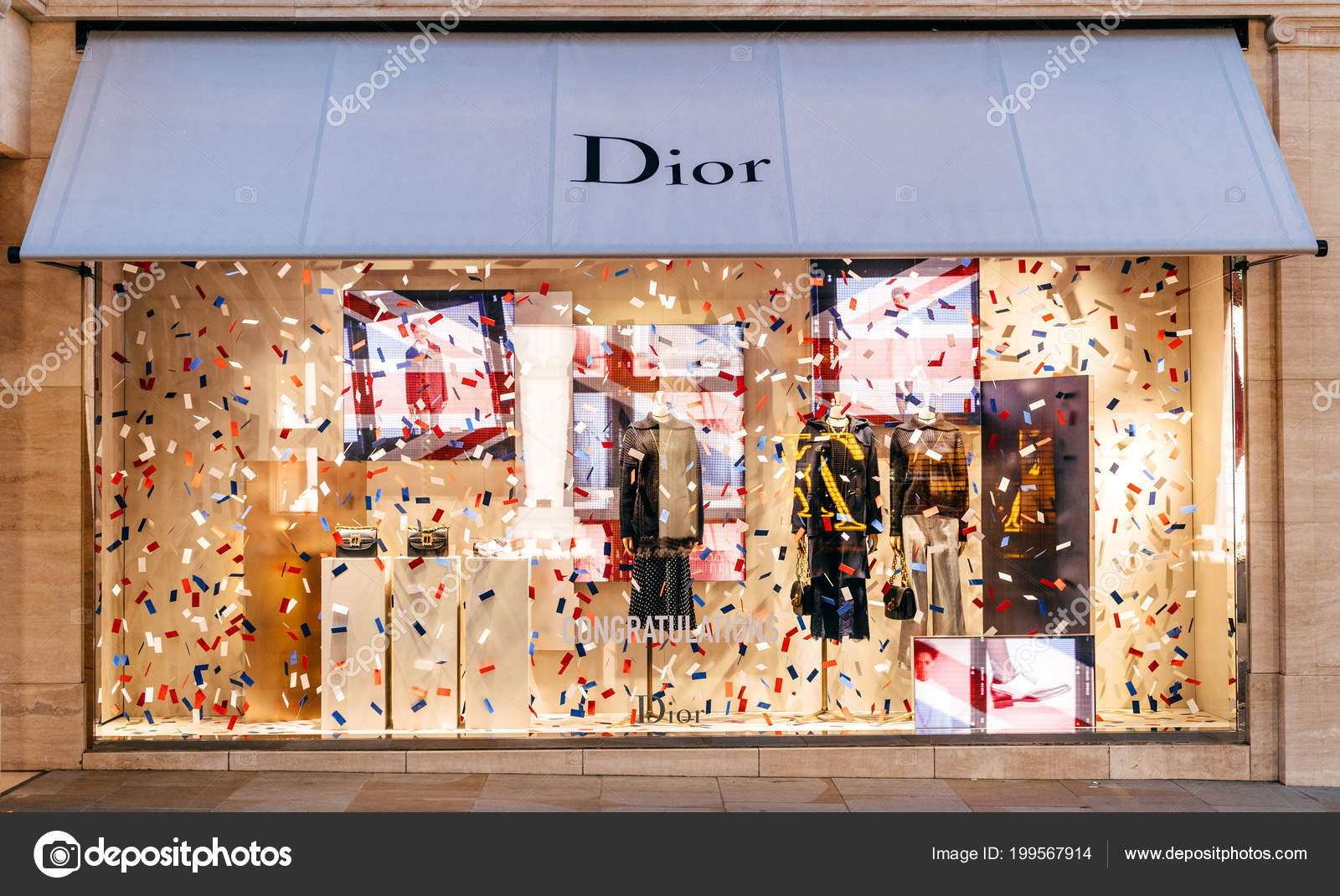 ukuelige Udgravning Farmakologi London United Kingdom May 2018 Congratulation Message Christian Dior  Fashion – Stock Editorial Photo © ifeelstock #199567914