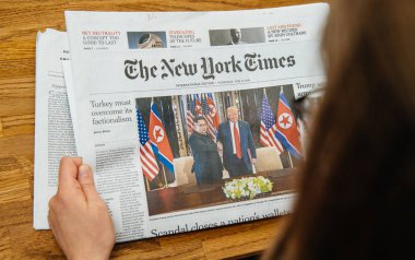 New York Times Trump Kim summet Singapur toplantı hakkında