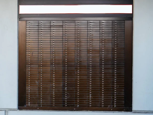 Detail of multiple Bank Deposit Boxes — Stock Photo, Image