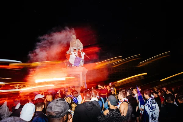 Strasbourg France Juillet 2018 Les Gens Qui Célèbrent Bonne Ambiance — Photo