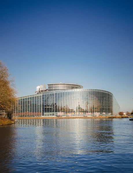 Parlamento europeo a Strasburgo, Francia Fiume III — Foto Stock