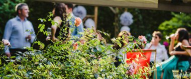 Düğün siluet şehir Restoran Şehir defocused