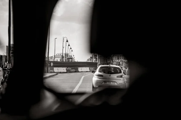 Frexit 파리 순환도로-자동차 Pov에 로그인 — 스톡 사진