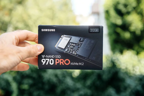 프랑스 2018 870 Nvme Pcie Ssd 드라이브 디스크의 — 스톡 사진