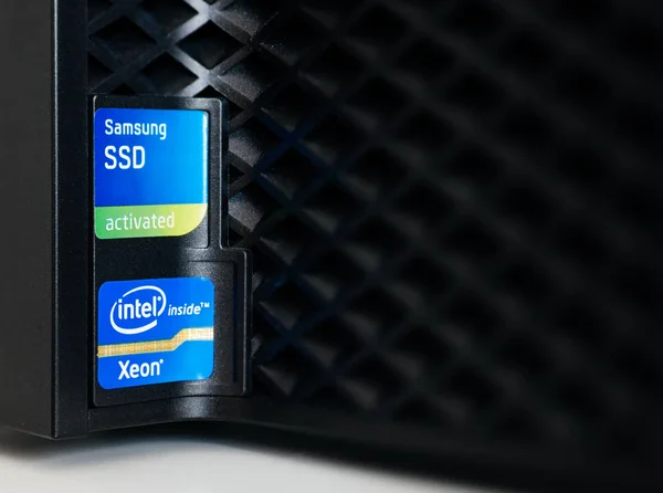 Londra Regno Unito Giugno 2014 Intel All Interno Ssd Samsung — Foto Stock