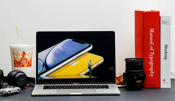 Londen September 2018 Apple Computers Internetwebsite Inch 2018 Macbook Retina — Stockfoto