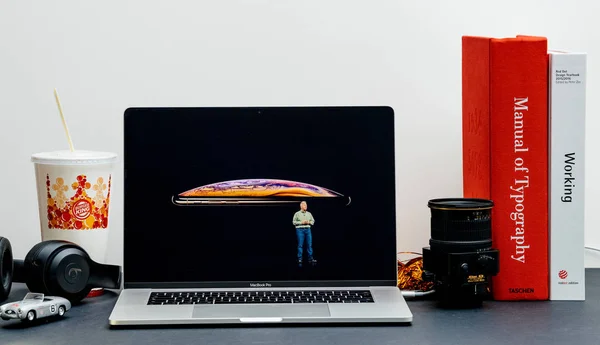 Londen September 2018 Apple Computers Internetwebsite Inch 2018 Macbook Retina — Stockfoto