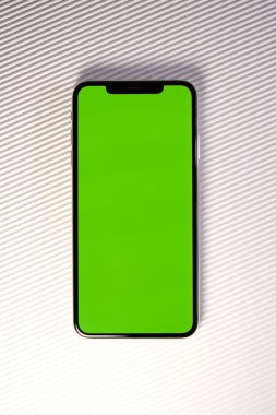 Apple bilgisayarlar iphone Xs Max kahraman nesne chroma anahtar olarak