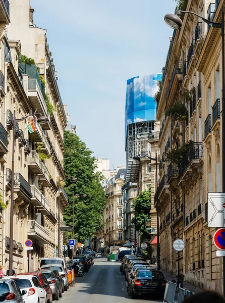 Rue Freycinet ulicy w centrum Paryża — Zdjęcie stockowe