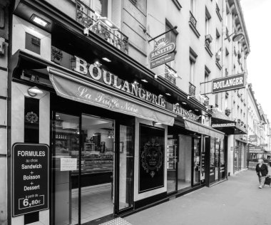 Paris sokak görünümü perspektif fırında
