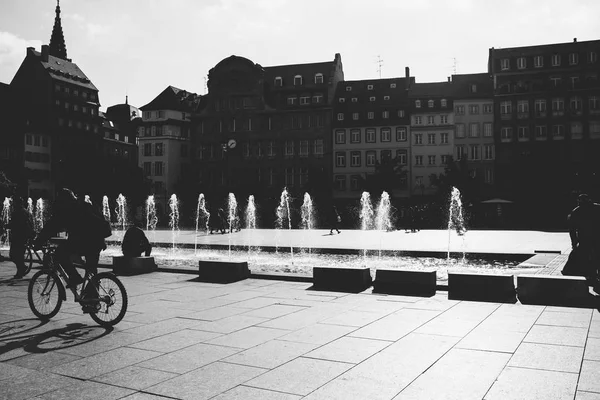 Strasbourg Frankrijk Okt 2018 Strasbourg Place Kleber Een Warme Zomerdag — Stockfoto