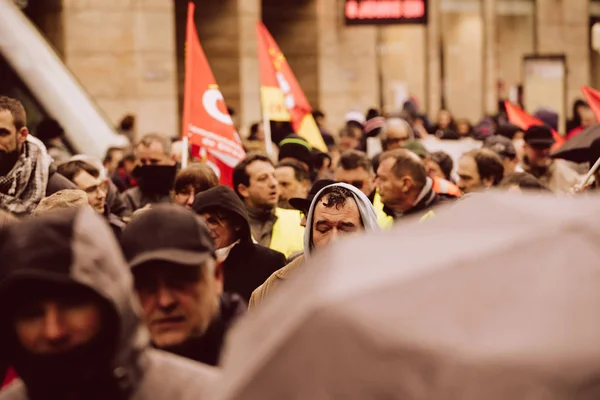 Strasbourg Francia Mar 2018 Confederazione Generale Dei Lavoratori Del Lavoro — Foto Stock