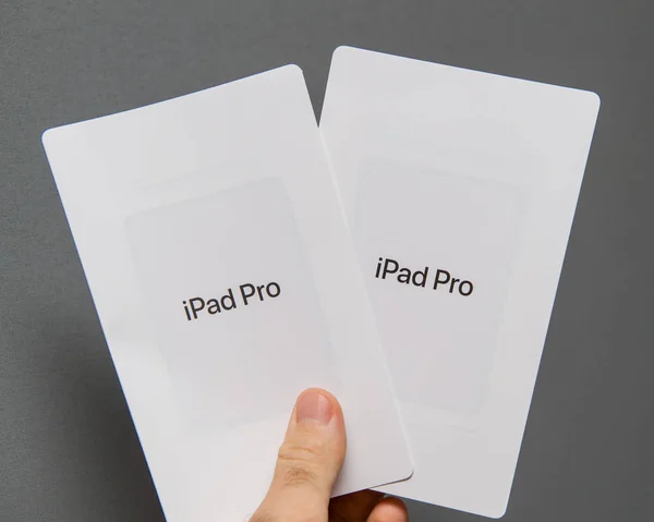 Nuevo Apple Computers iPad Pro Tablet manual de insutrción — Foto de Stock