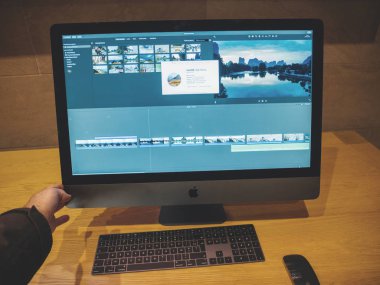 Yeni Apple imac Pro iş istasyonu banliyö 