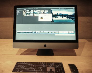 Yeni Apple imac Pro iş istasyonu banliyö 