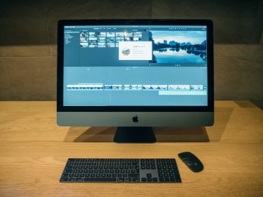 Yeni Apple imac Pro iş istasyonu banliyö 