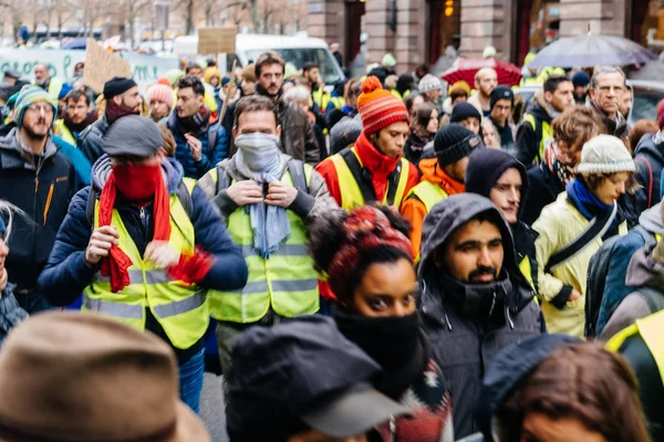 Marche Pour Le Climat marcha manifestación de protesta en el stre francés — Foto de Stock