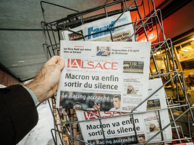 Fransız gazetesi bilgi noktası Fransa en son olaylar hakkında satış