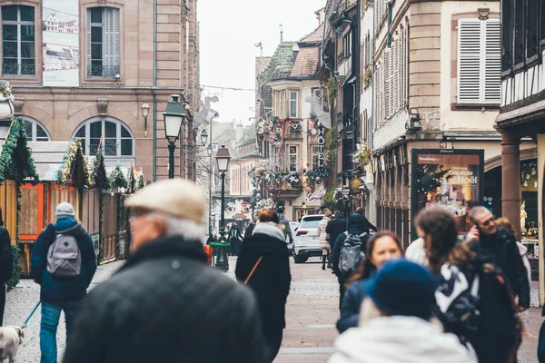Noel pazarı, terörist saldırılar sonra Strasbourg Fransa 
